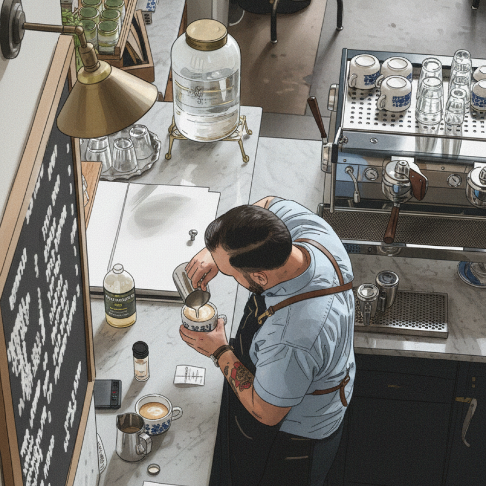 Illustration Barista